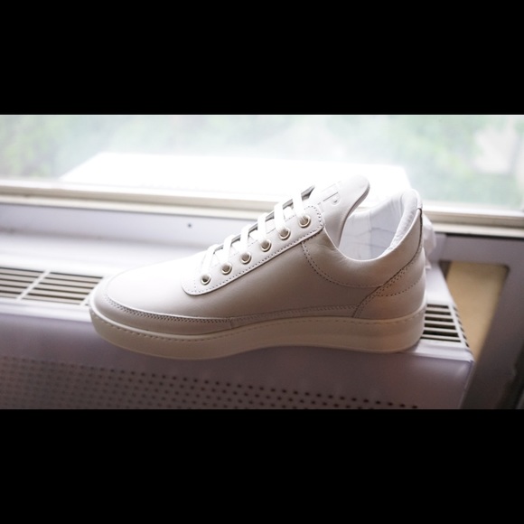 Filling Pieces Shoes - Filling pieces white leather sneakers, size 38 NEW